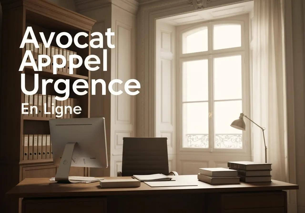 Avocat appel urgence en ligne : Assistance juridique immédiate pour vos recours